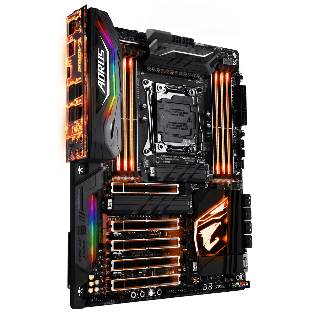 Detail Gigabyte Ga X299 Aorus Gaming 9 Lga 2066 X299 Ddr4 Nomer 6