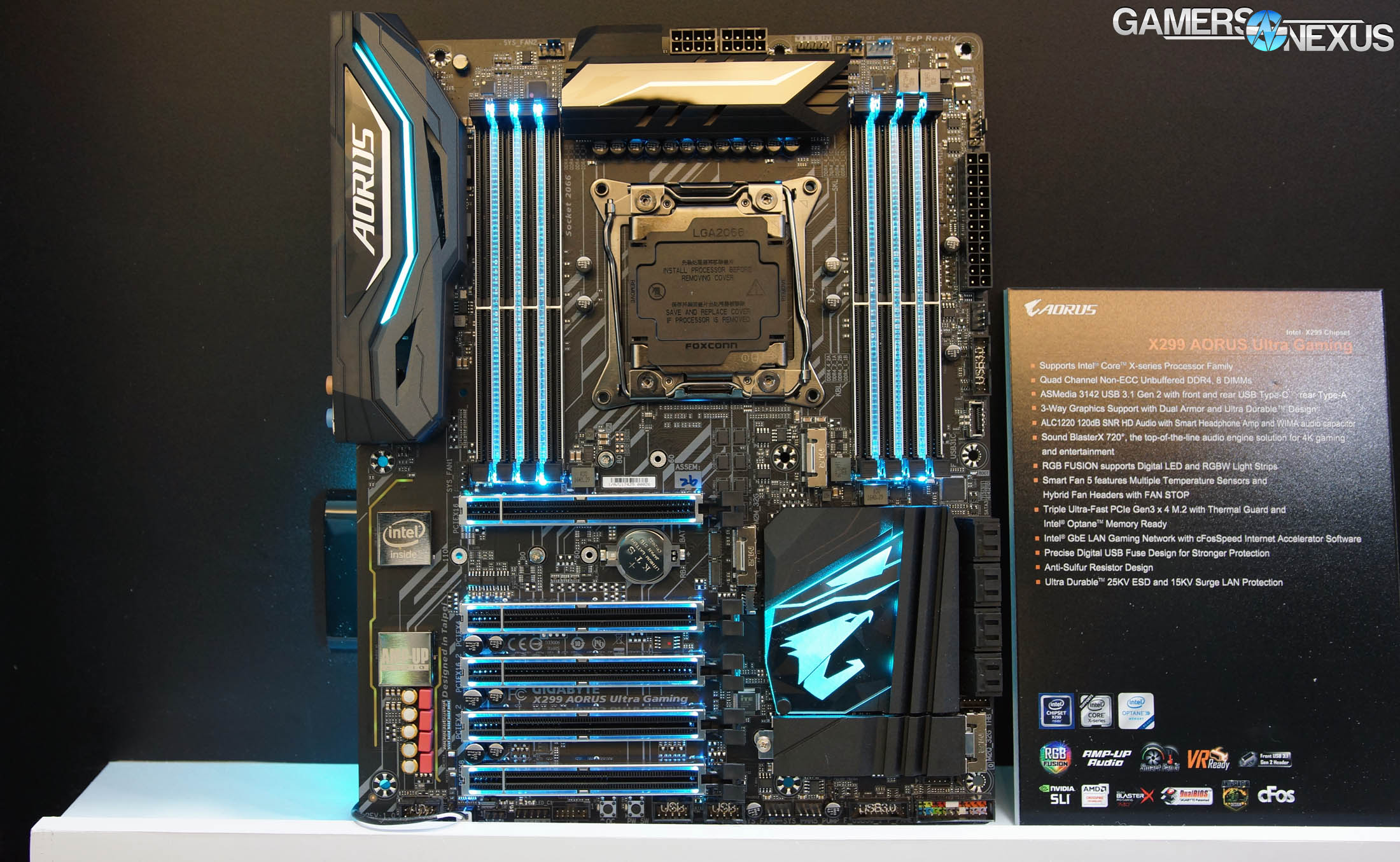 Detail Gigabyte Ga X299 Aorus Gaming 9 Lga 2066 X299 Ddr4 Nomer 8