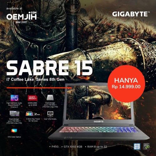 Detail Gigabyte Sabre 15 P45g Nomer 29