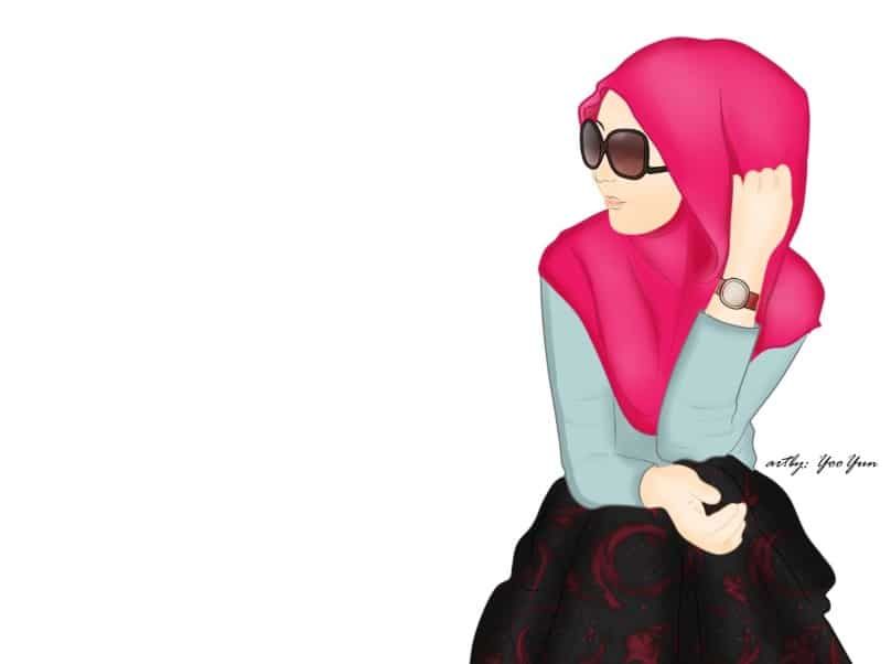 Detail Animasi Perempuan Hijab Nomer 23
