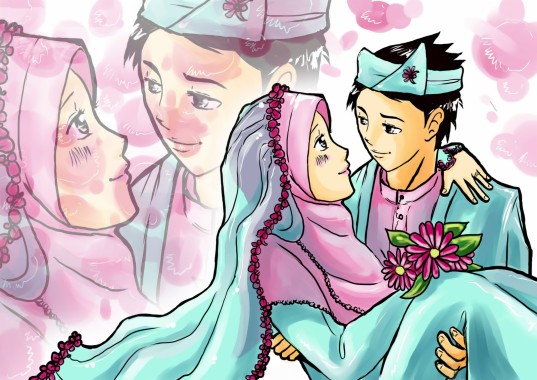 Detail Animasi Pernikahan Muslimah Nomer 36