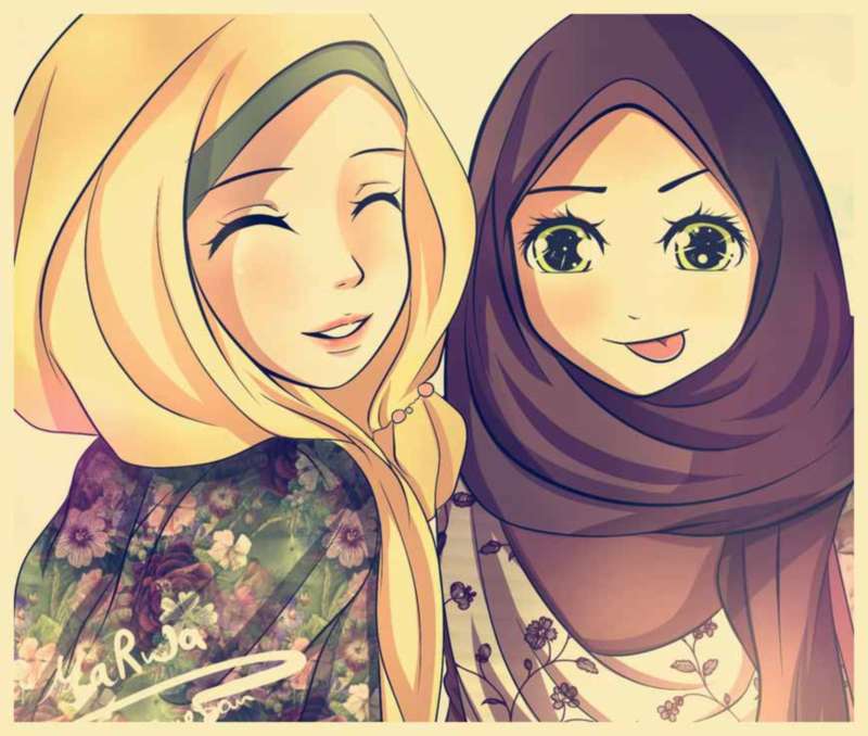 Detail Animasi Persahabatan Muslimah Nomer 19