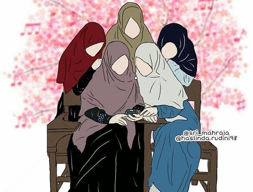 Detail Animasi Persahabatan Muslimah Nomer 4