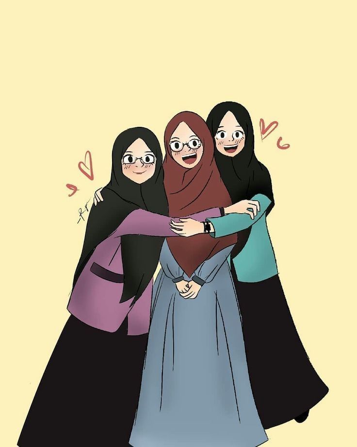 Detail Animasi Persahabatan Muslimah Nomer 32