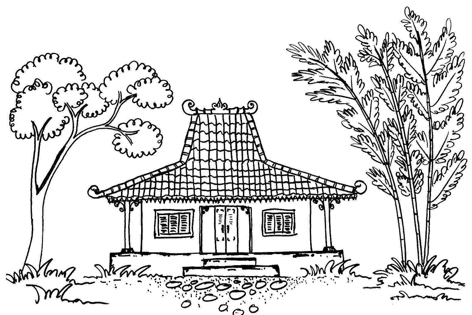 Detail Animasi Rumah Hitam Putih Nomer 37