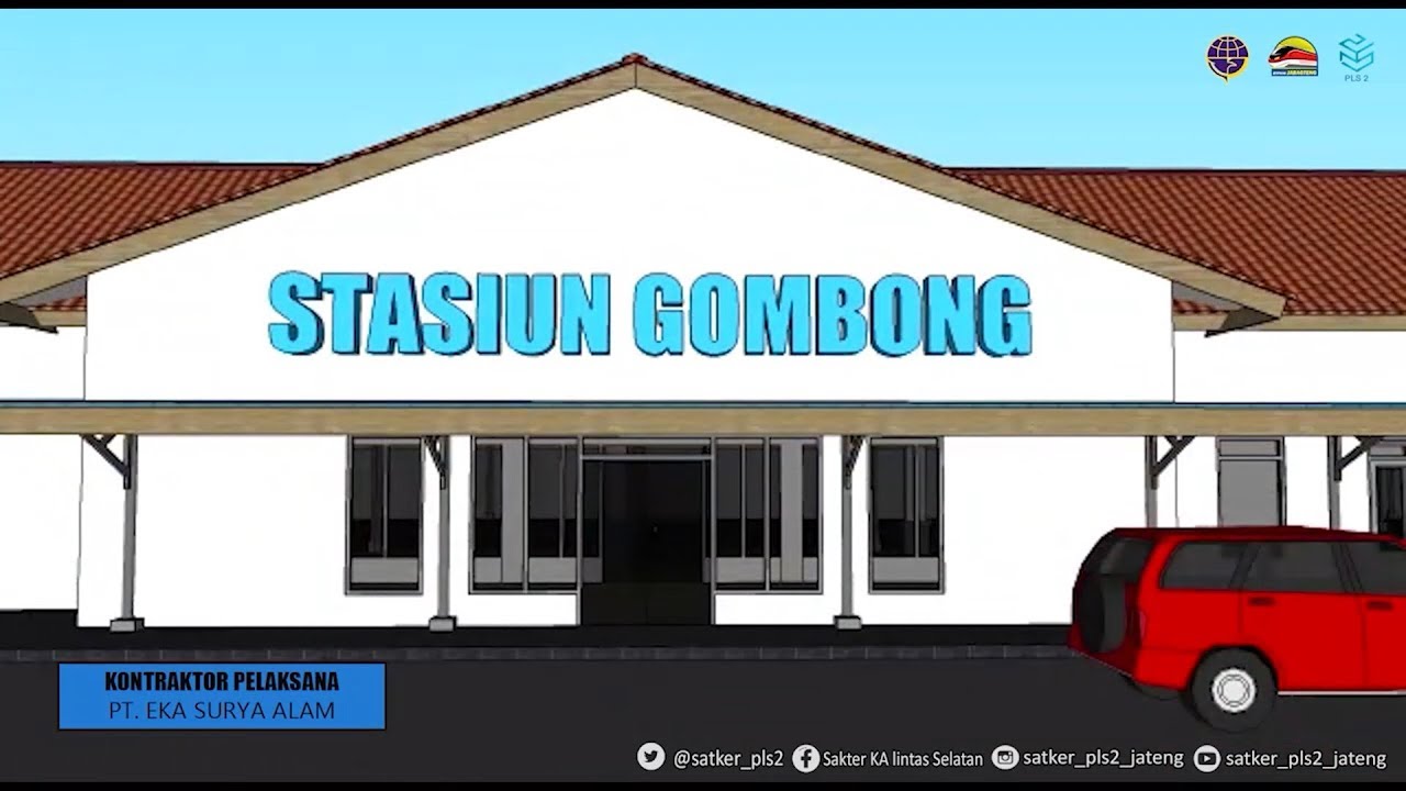 Detail Animasi Stasiun Kereta Api Nomer 12