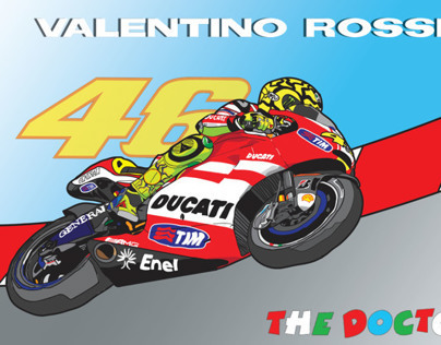 Detail Animasi Valentino Rossi Nomer 42
