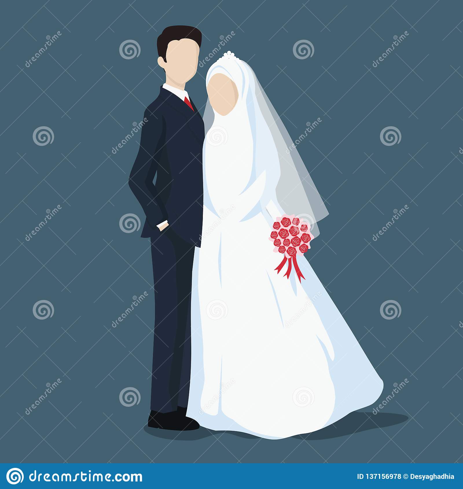 Detail Animasi Wedding Hijab Nomer 14