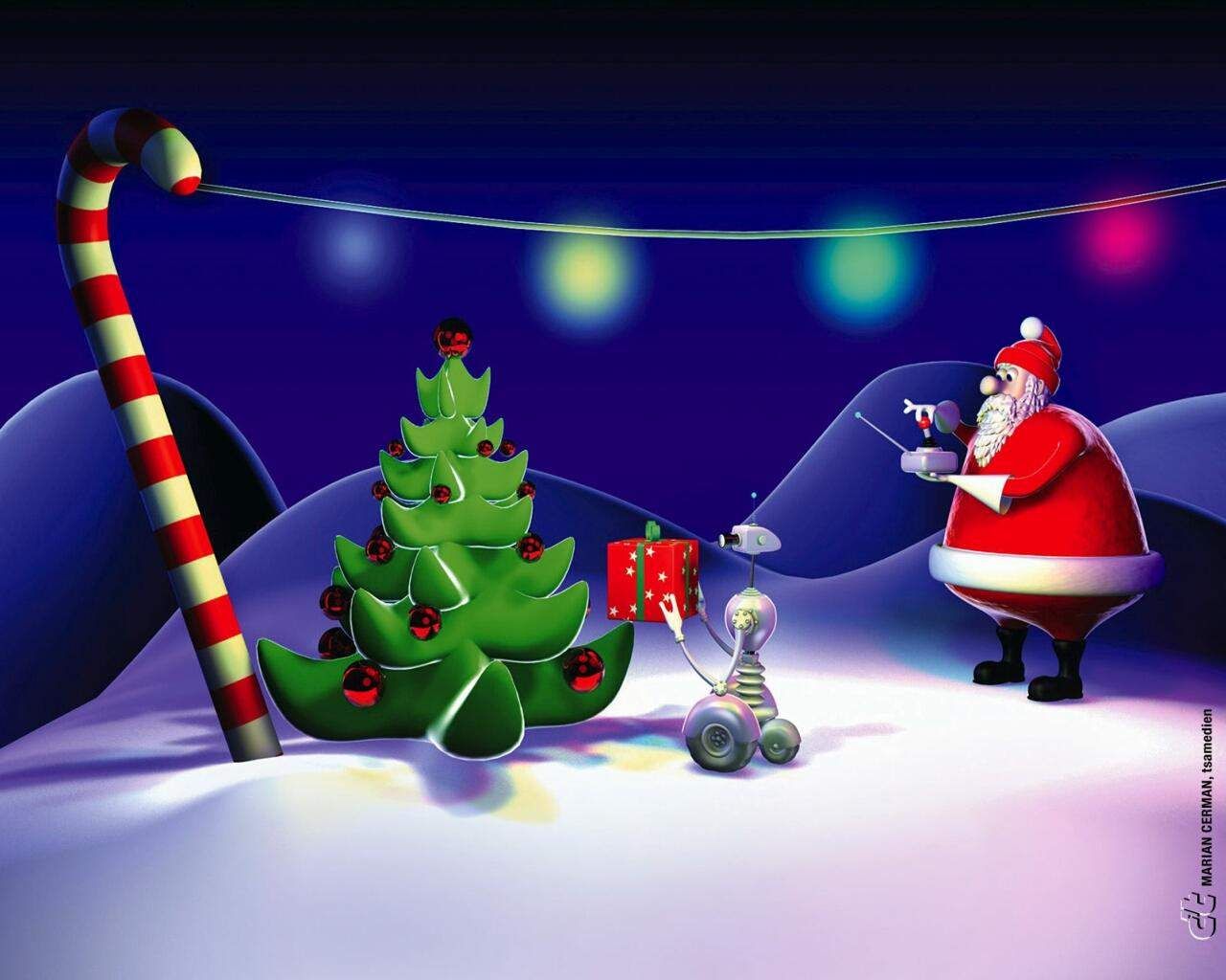 Detail Animated Christmas Wallpaper Nomer 45