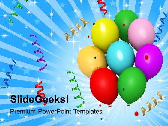Detail Animated Confetti Powerpoint Template Nomer 33