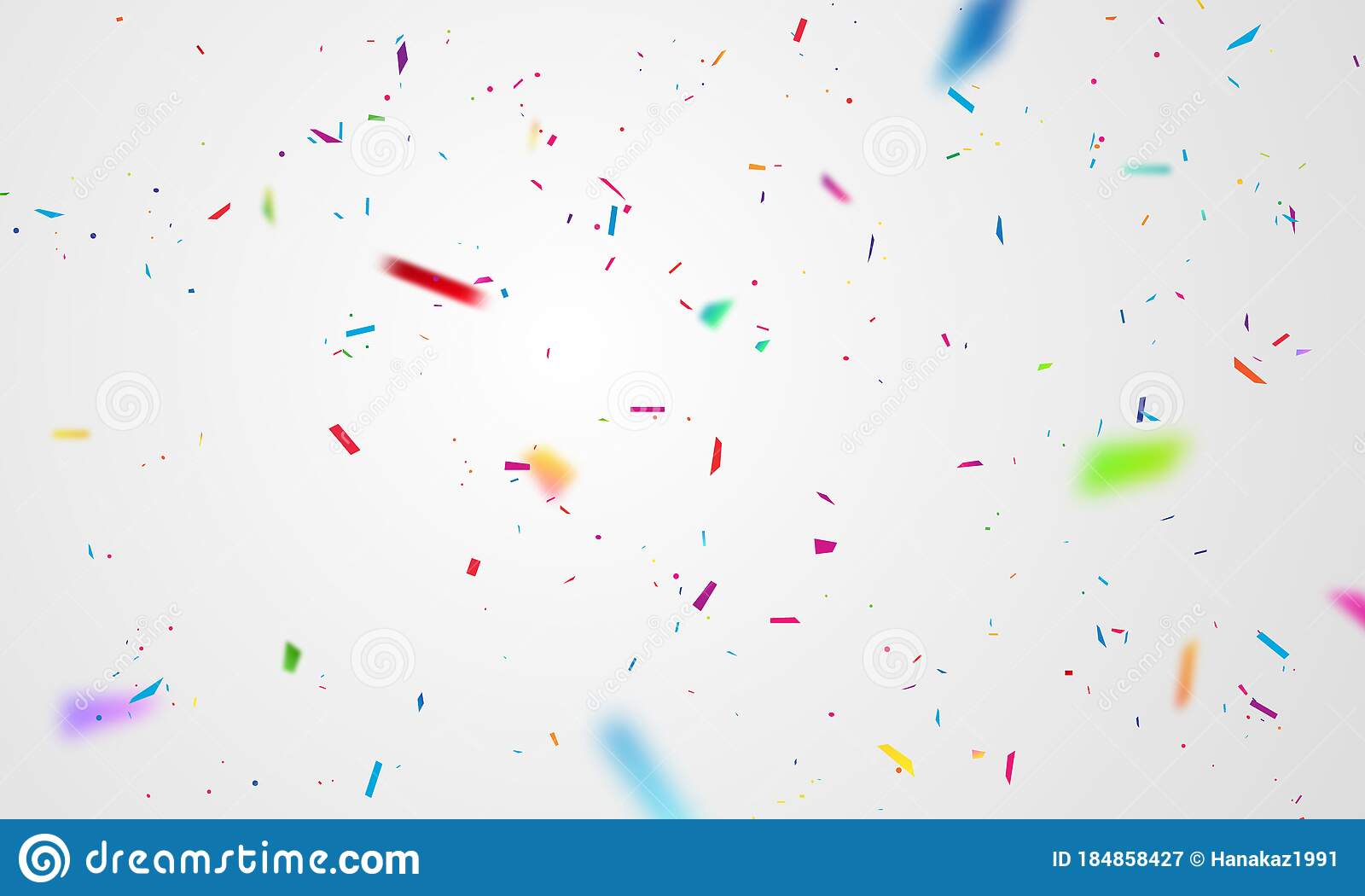 Detail Animated Confetti Powerpoint Template Nomer 57
