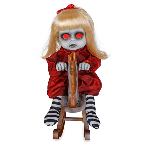 Animated Demon Doll On Rocking Horse - KibrisPDR