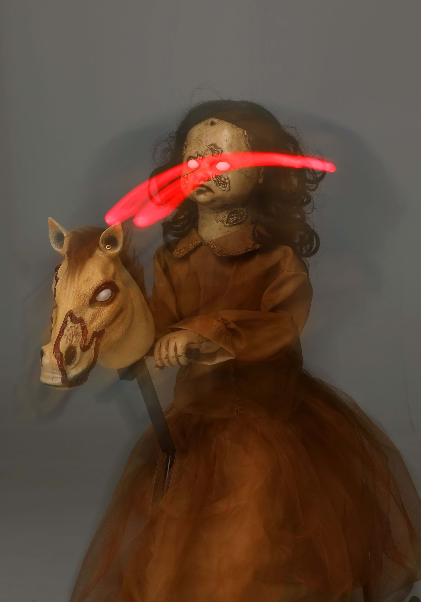 Detail Animated Demon Doll On Rocking Horse Nomer 13