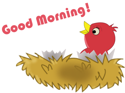 Detail Animated Good Morning Clipart Nomer 12