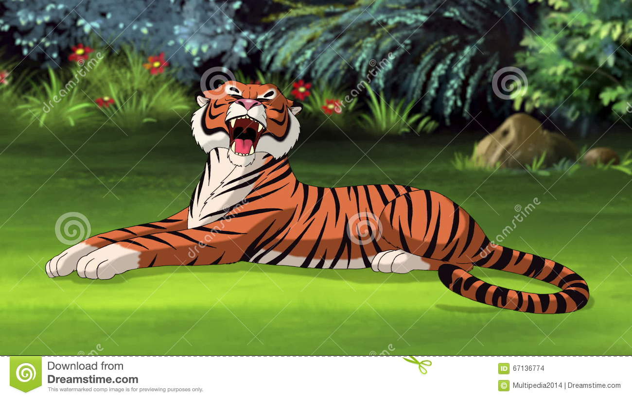 Detail Animated Tiger Nomer 27