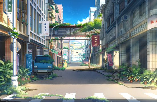 Detail Anime Background Art Nomer 10