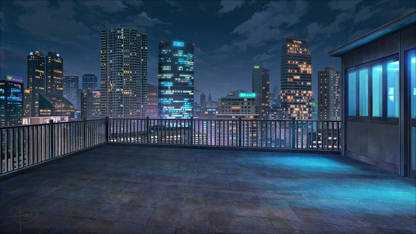 Detail Anime Background City Nomer 23