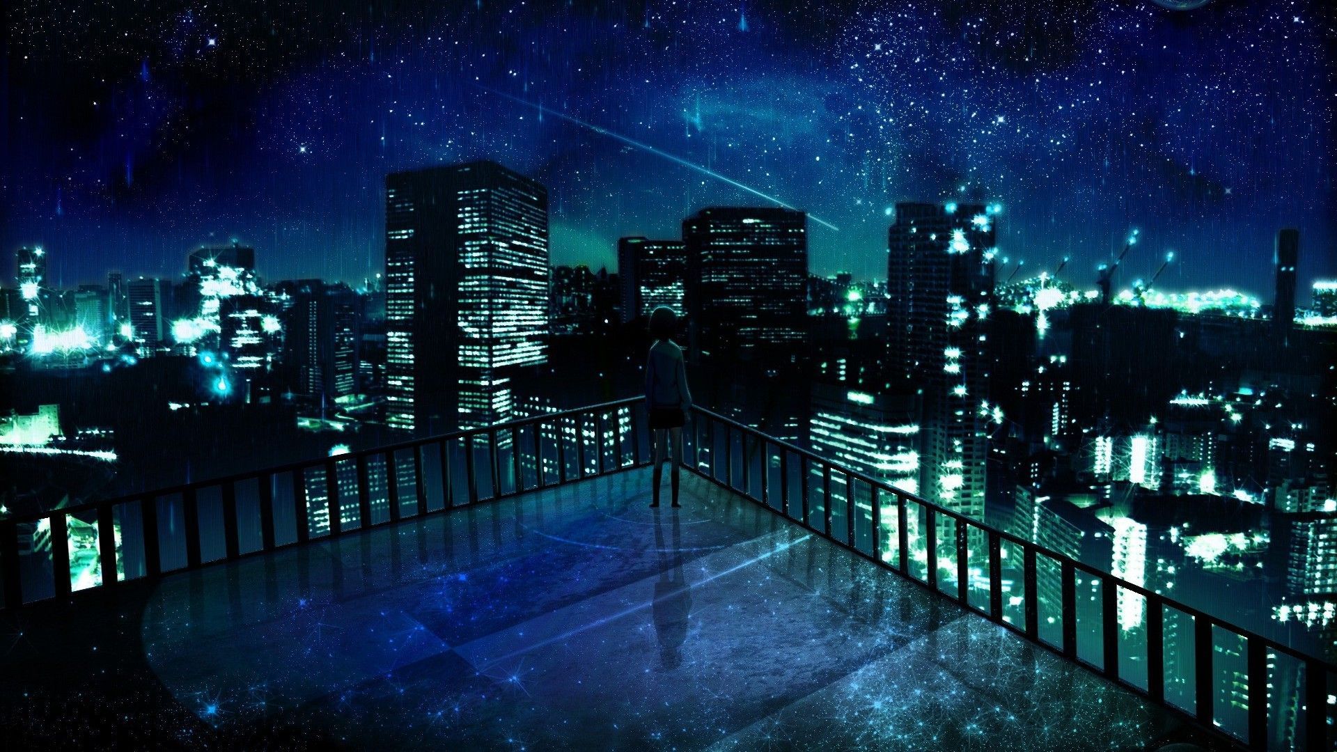 Detail Anime Background City Nomer 8