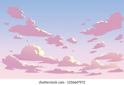 Detail Anime Background Pink Nomer 19