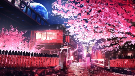 Detail Anime Background Pink Nomer 21