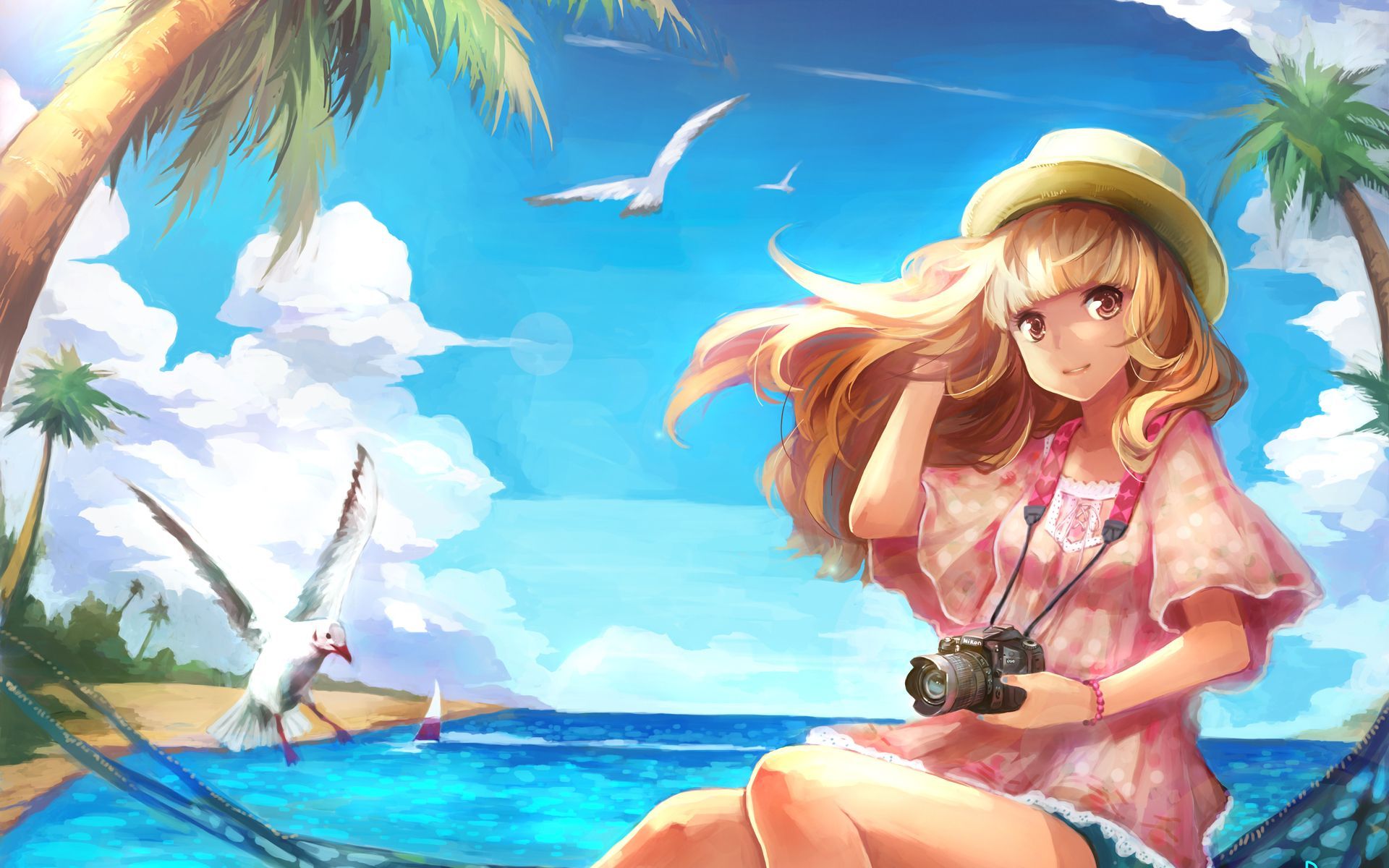 Detail Anime Beach Wallpaper Nomer 20