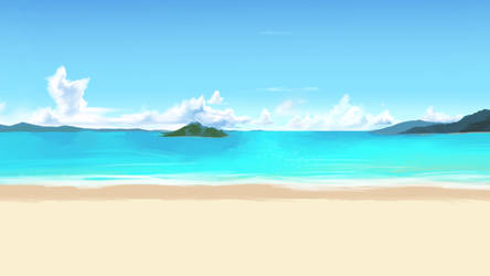 Detail Anime Beach Wallpaper Nomer 22