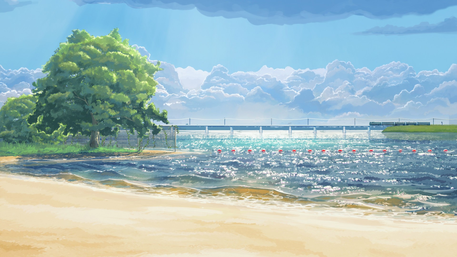 Detail Anime Beach Wallpaper Nomer 5