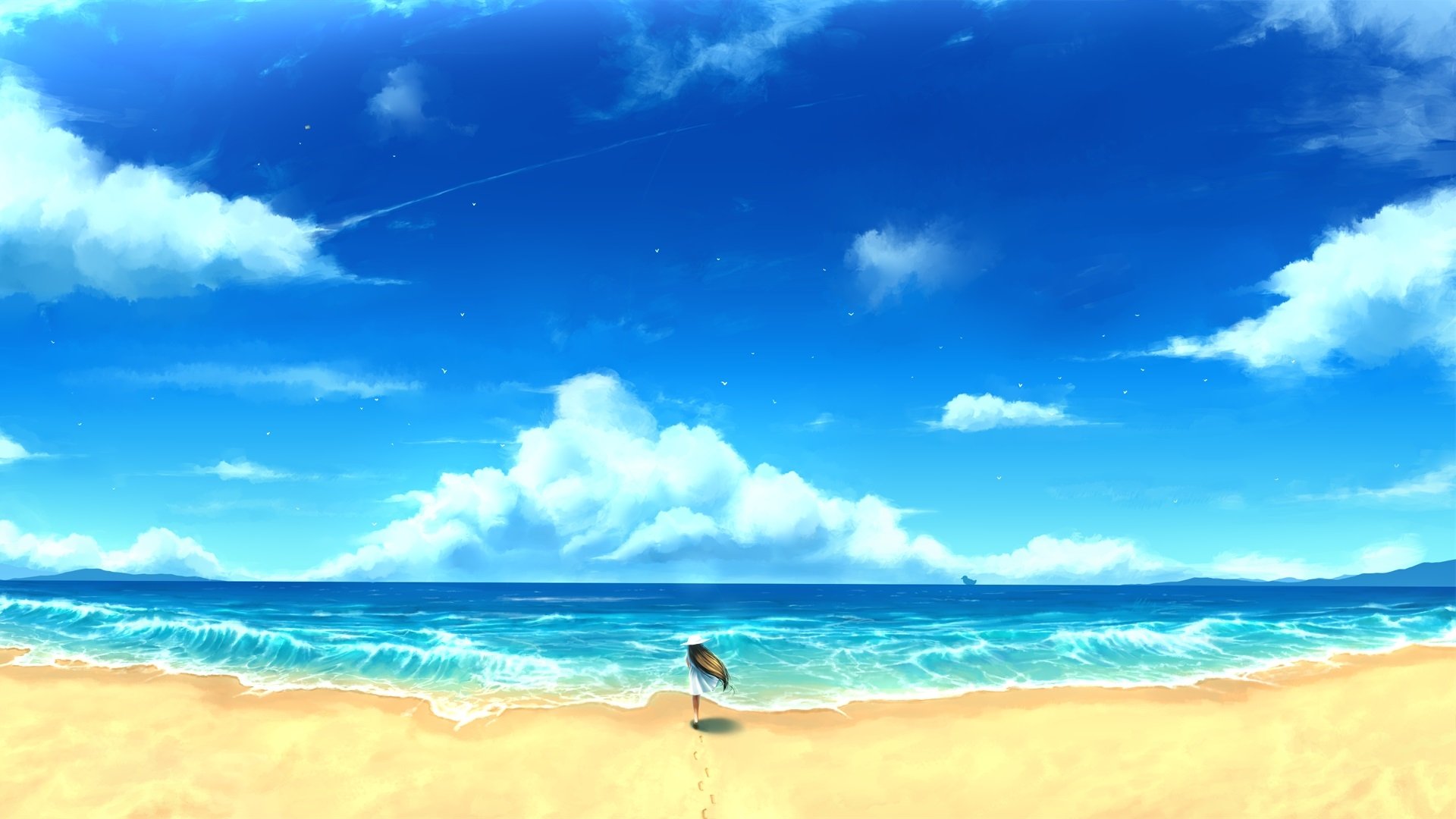 Detail Anime Beach Wallpaper Nomer 52