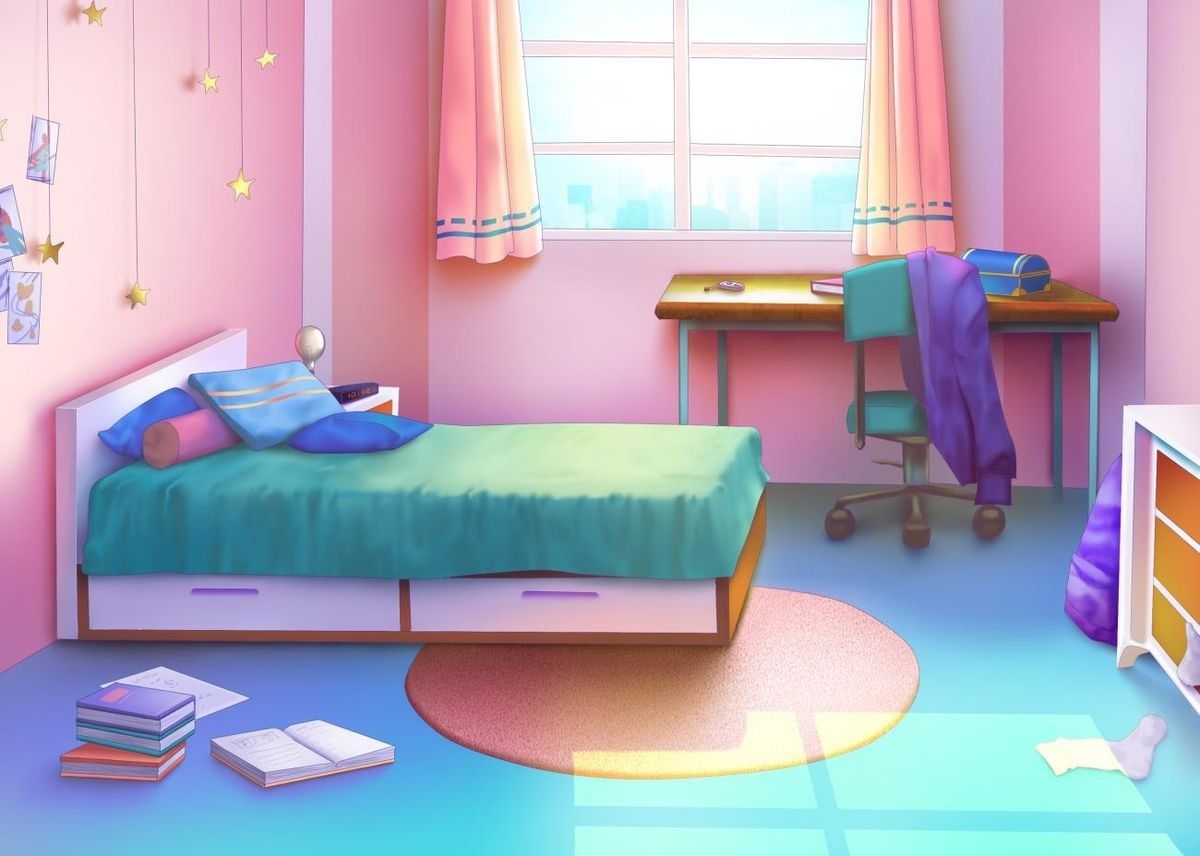 Detail Anime Bedroom Background Nomer 23