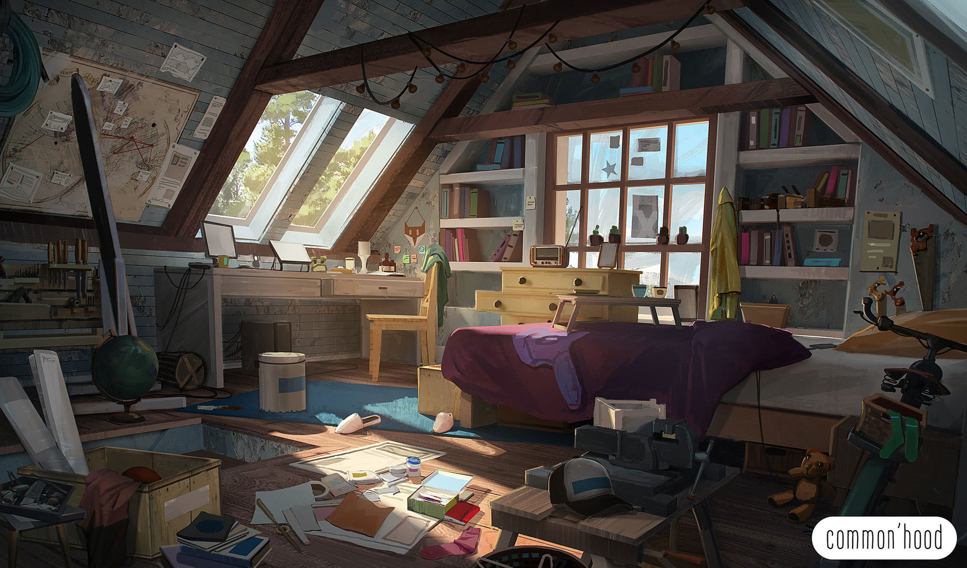 Detail Anime Bedroom Background Nomer 44