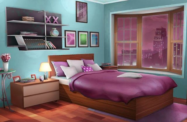 Detail Anime Bedroom Background Nomer 7