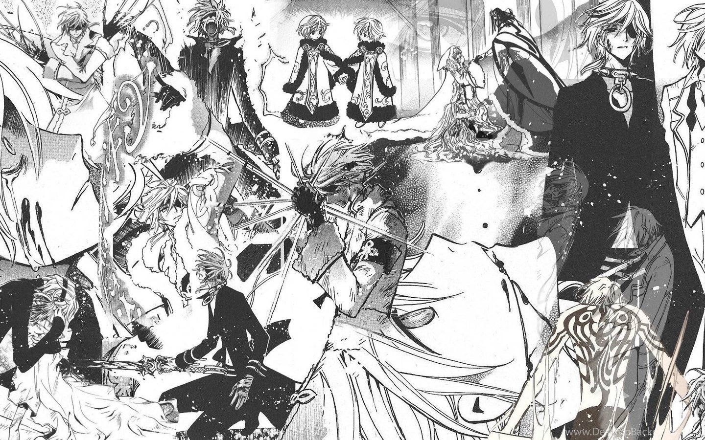 Detail Anime Black And White Wallpaper Nomer 35