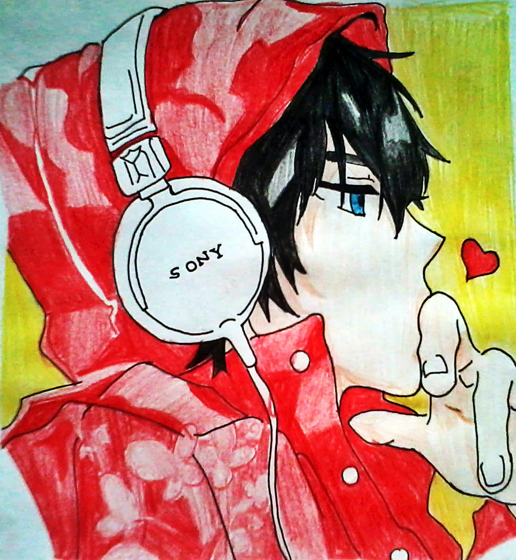 Detail Anime Boy With Headphones Nomer 20
