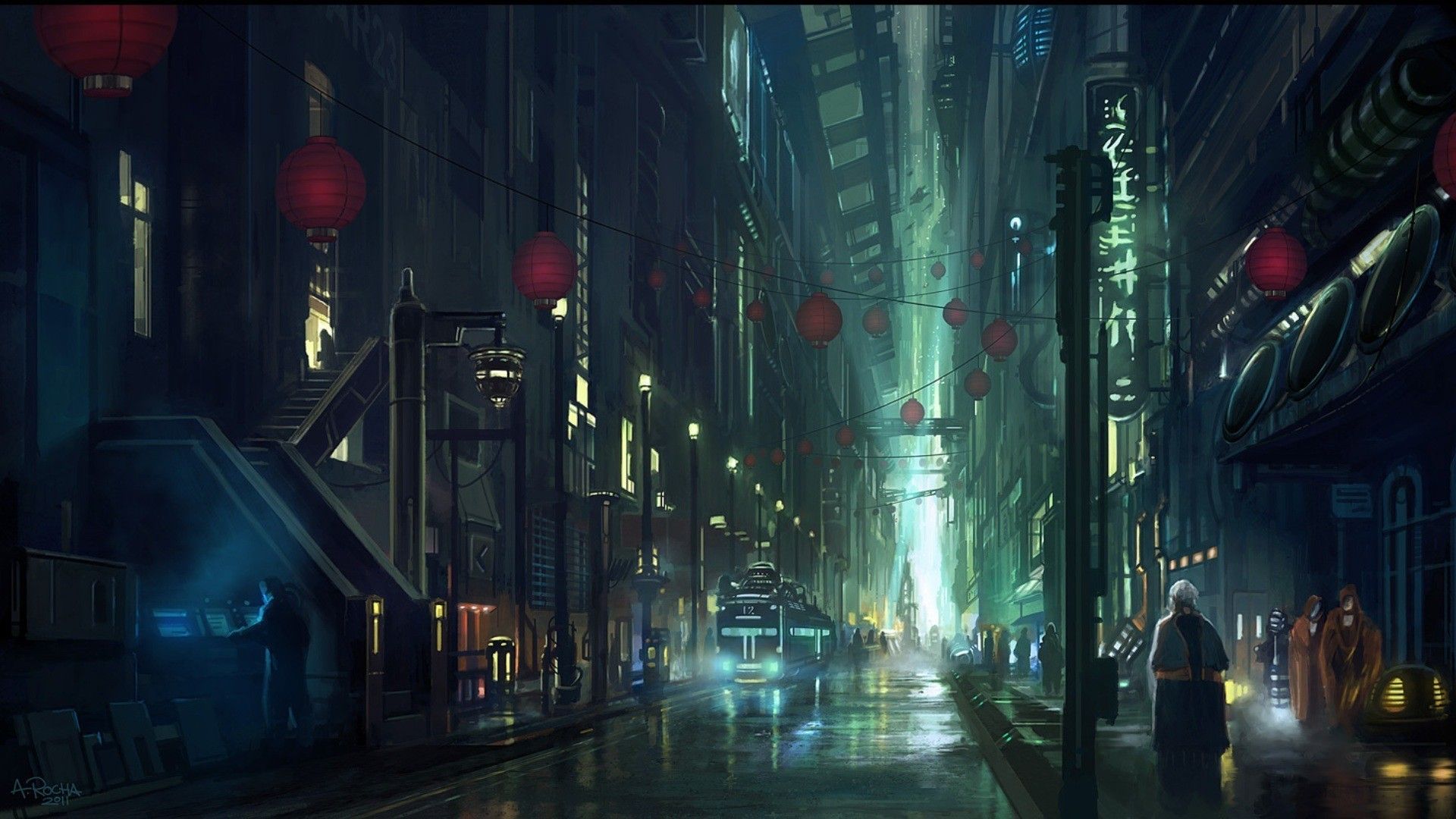 Detail Anime City Street Background Nomer 27