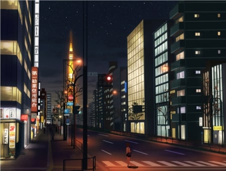 Detail Anime City Street Background Nomer 54