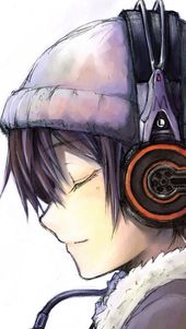 Detail Anime Cool Boy With Headphones Nomer 14