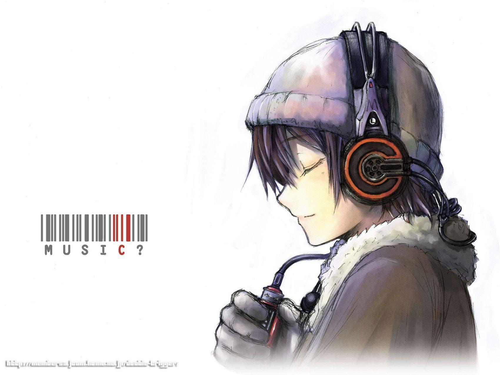 Detail Anime Cool Boy With Headphones Nomer 40