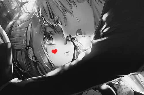 Download Anime Couple Black And White Nomer 57