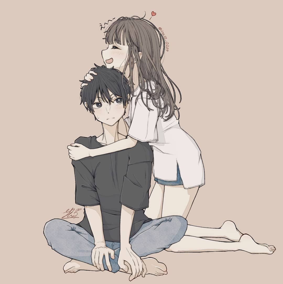 Anime Couple Fanart - KibrisPDR