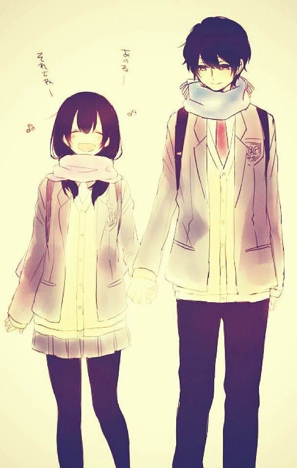 Detail Anime Couple Holding Hands Nomer 5