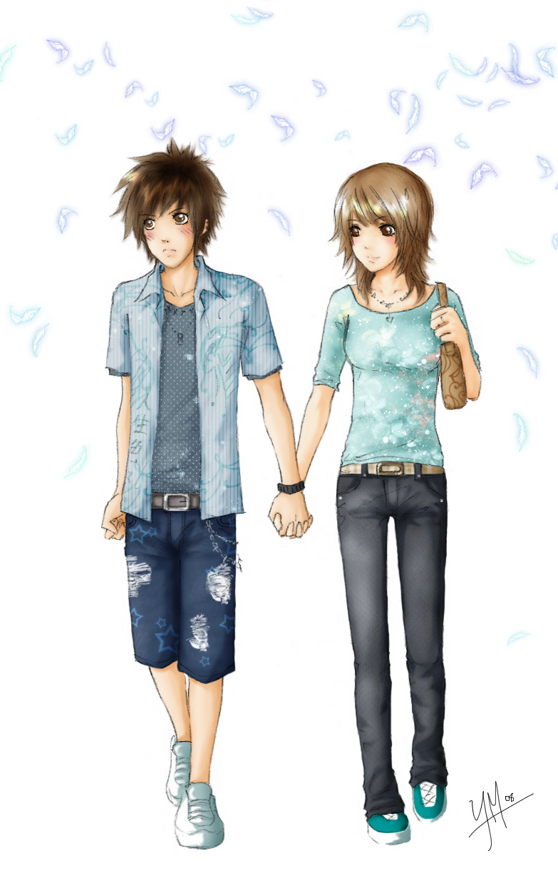 Detail Anime Couple Holding Hands Nomer 51