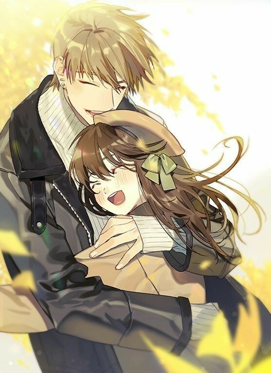 Detail Anime Couple Hug Nomer 34