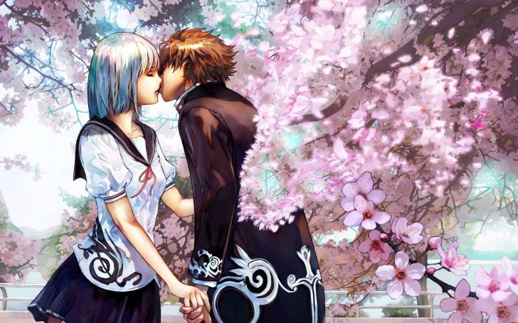 Detail Anime Couple Kiss Bergerak Nomer 28