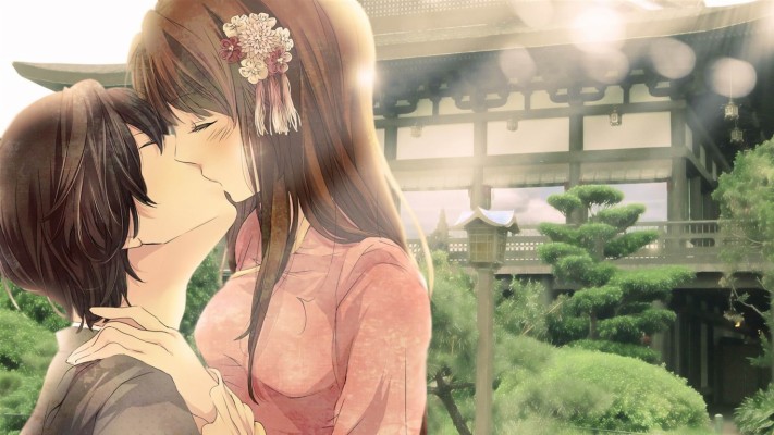 Detail Anime Couple Kiss Bergerak Nomer 5