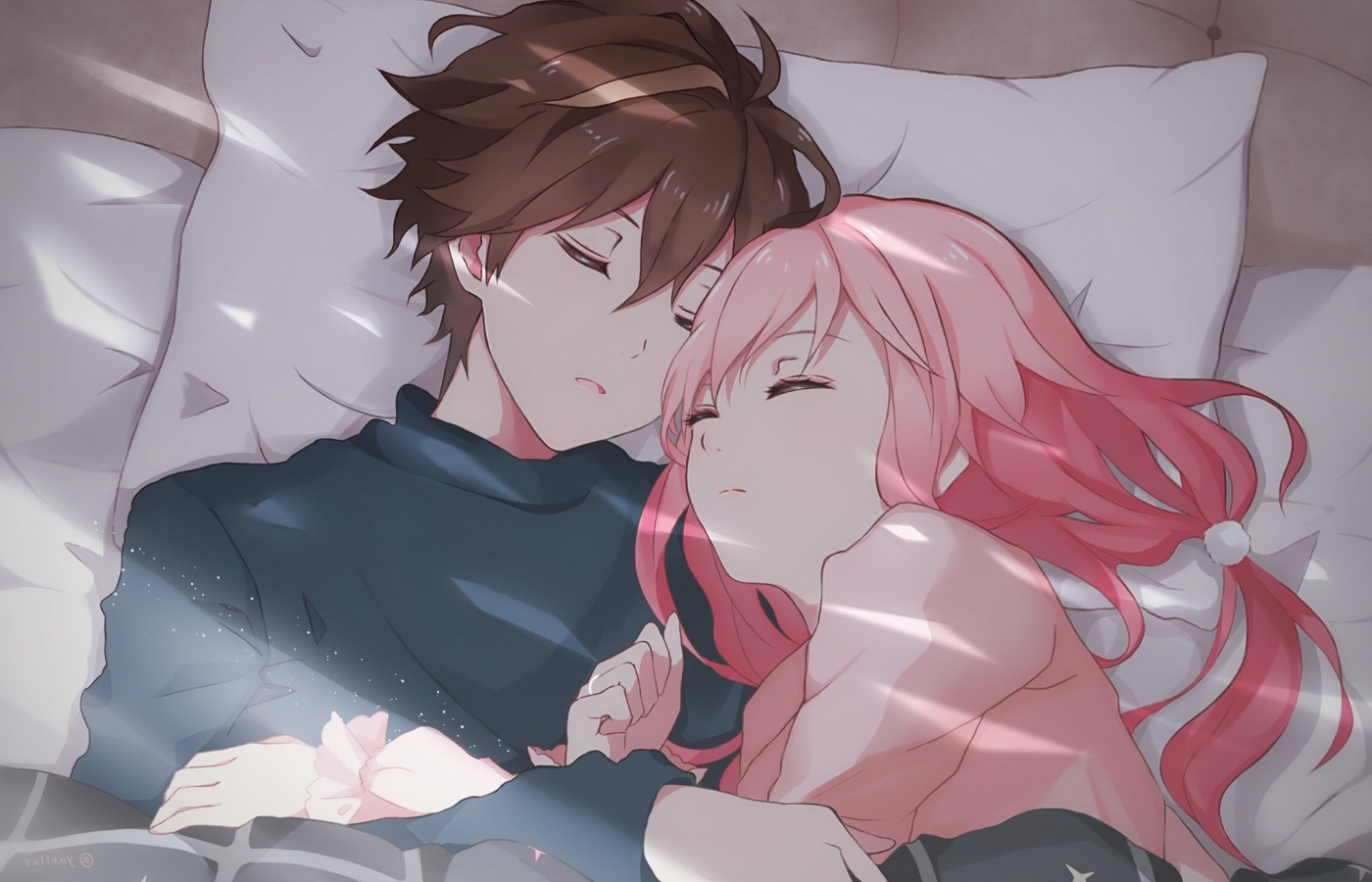 Detail Anime Couple Sleeping Nomer 43