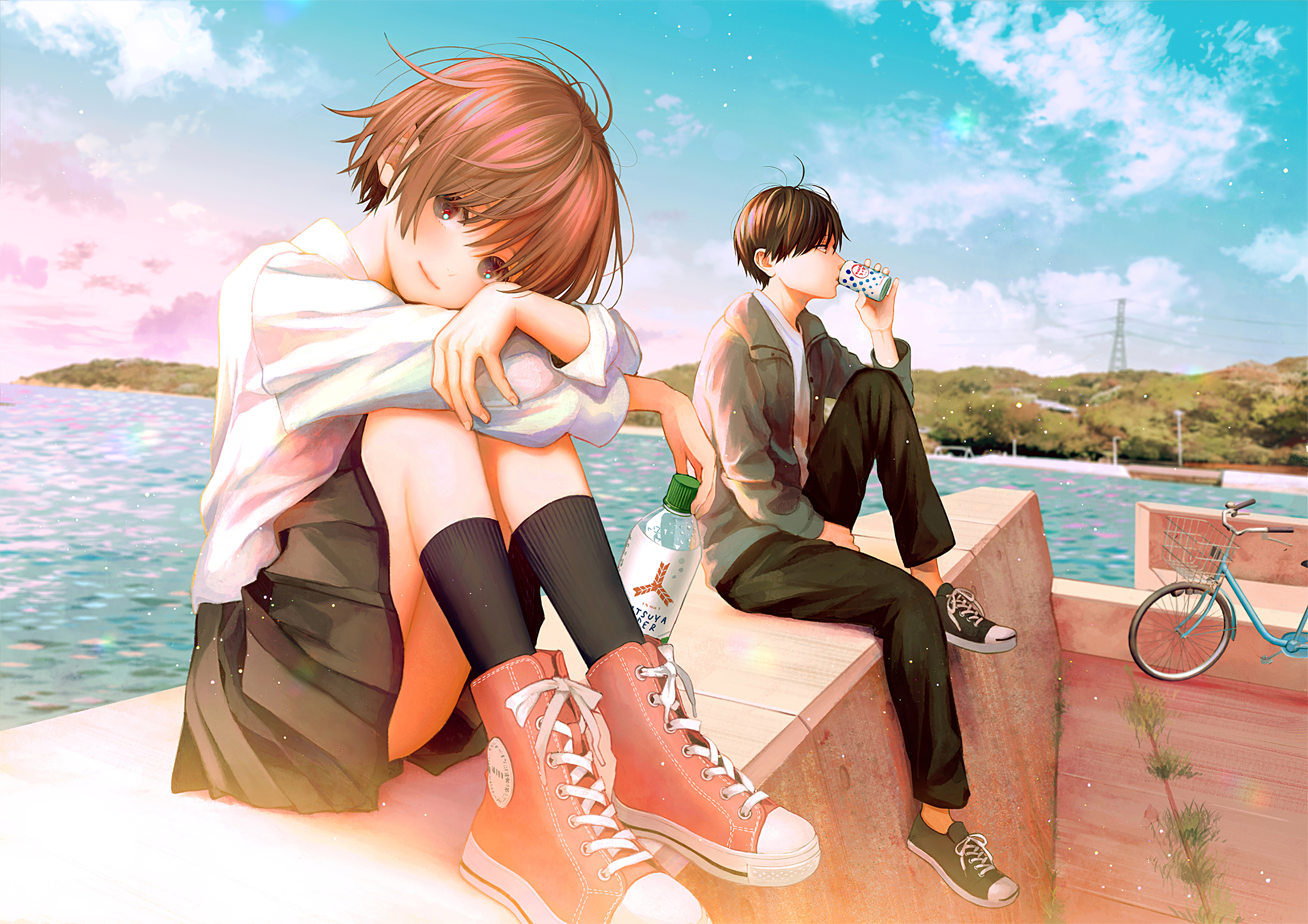 Detail Anime Couple Wallpaper Hd Nomer 36