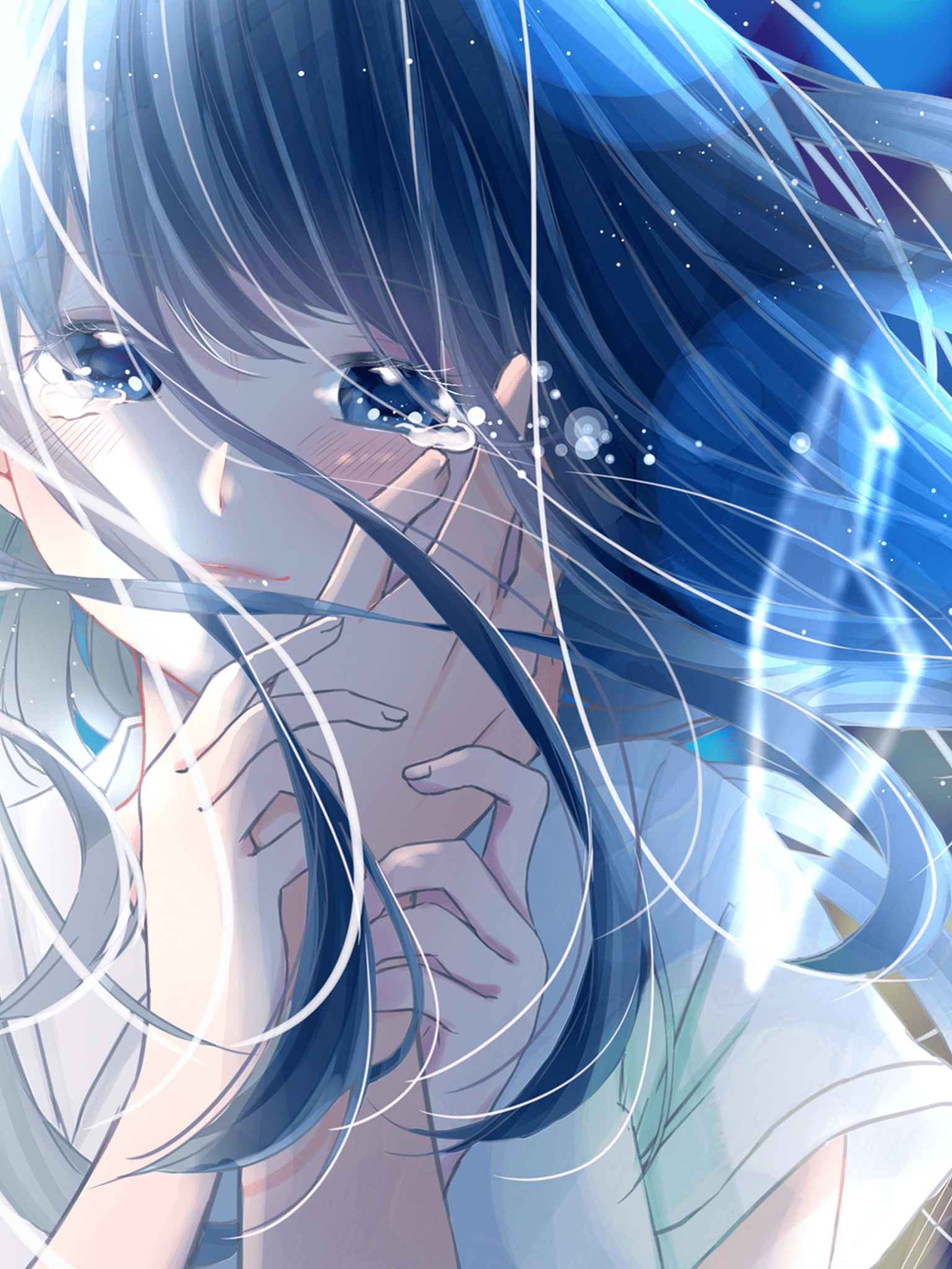 Detail Anime Crying Wallpaper Nomer 24