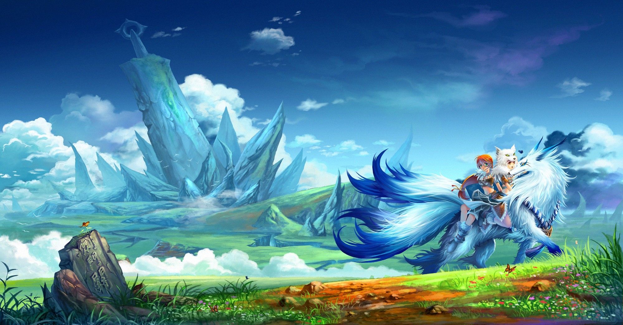 Detail Anime Fantasy Landscape Wallpaper Nomer 2