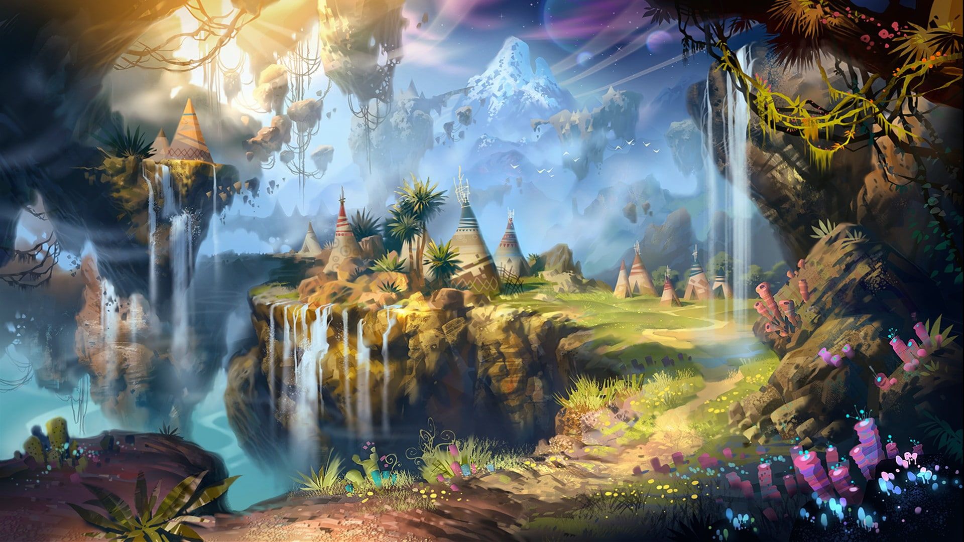 Detail Anime Fantasy Landscape Wallpaper Nomer 11