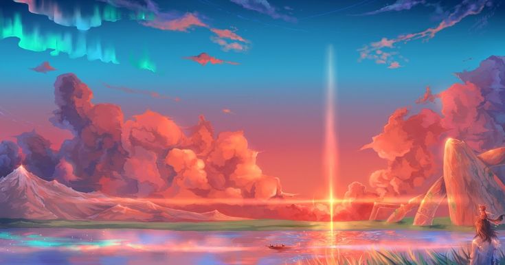 Detail Anime Fantasy Landscape Wallpaper Nomer 12